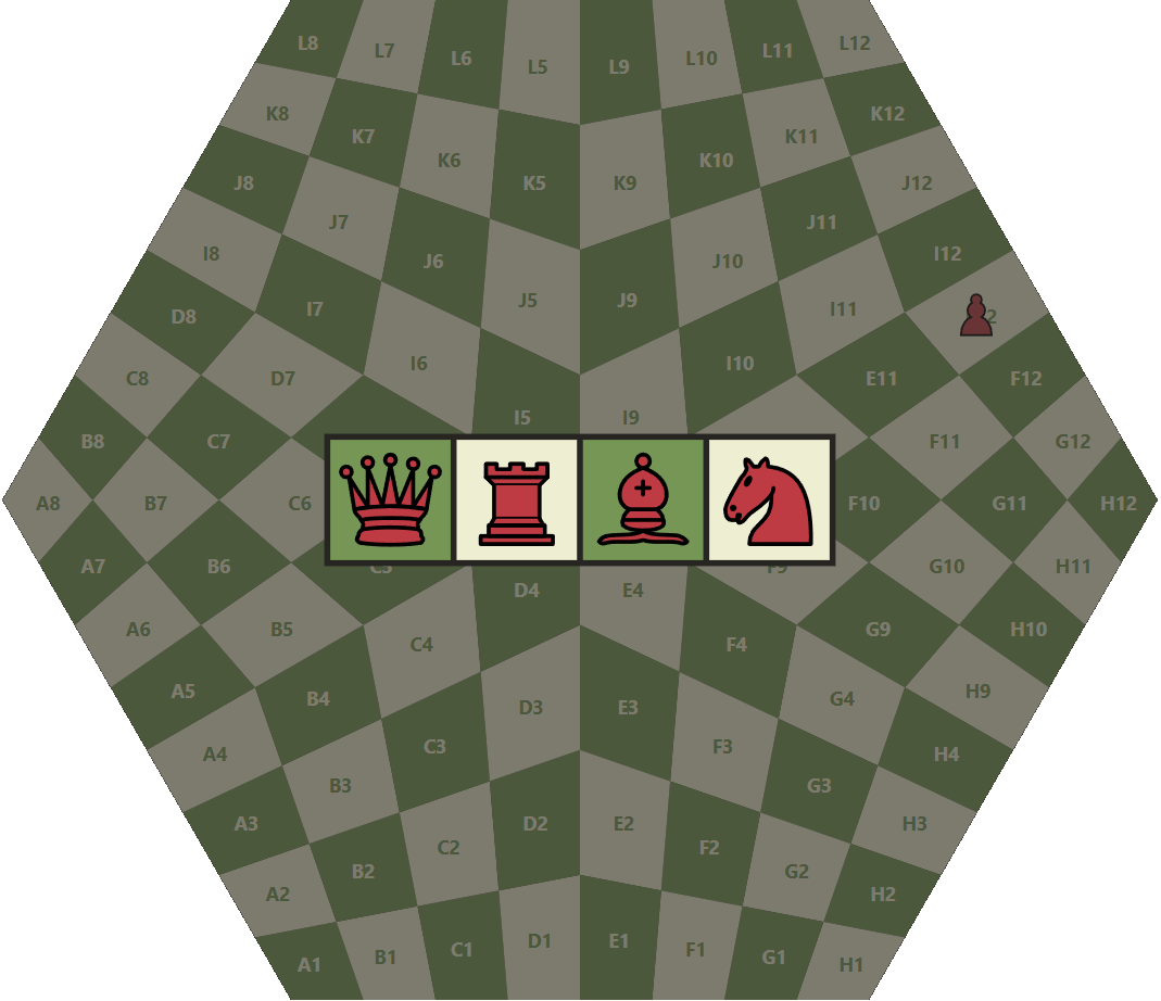 Pawn upgrading in 3 player chess