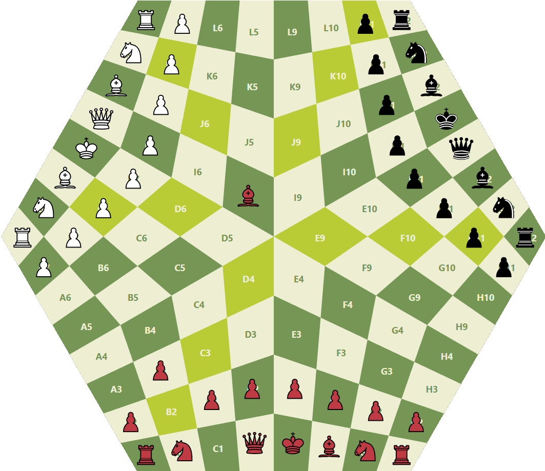 Three-Player Chess – Green Chess